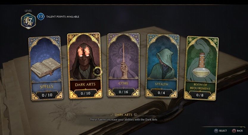 Hogwarts Legacy review 9 Talents and Abilities