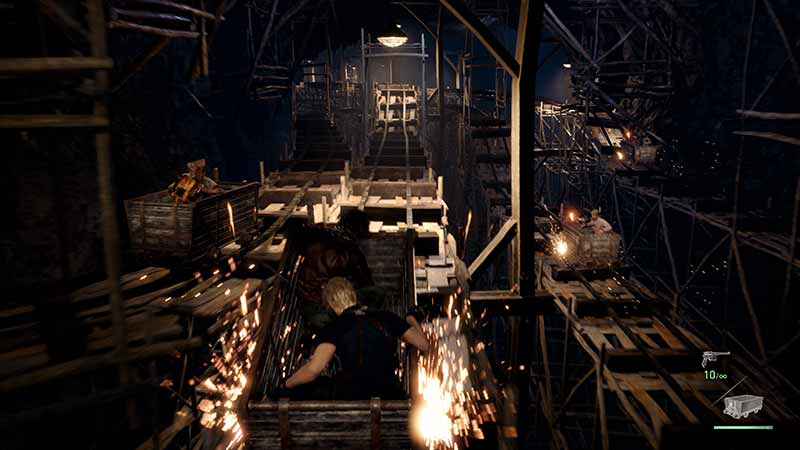 Resident Evil 4 Remake Mine Cart