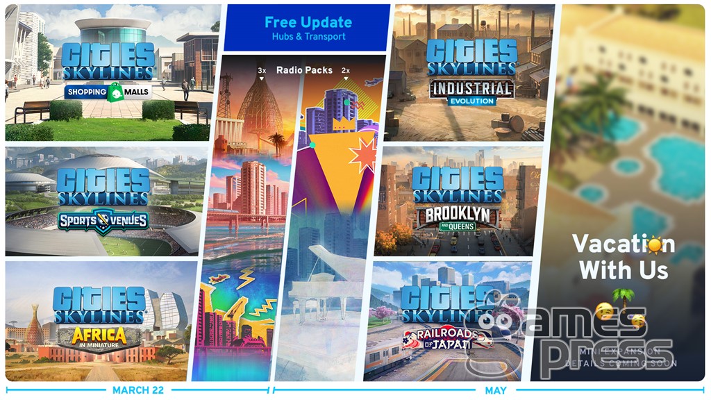 Cities: Skylines World Tour Launching 3 Cities: Skylines Roadmap