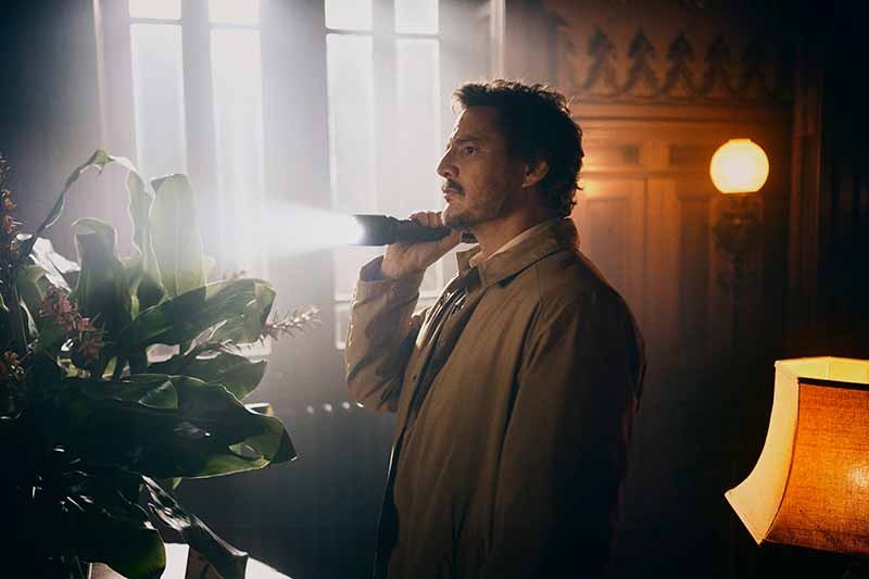 Pedro Pascal Stars in New Merge Mansion 1 Pedro Pascal Stars in New Merge Mansion Short Film That Gives Fans a Sneak Peek