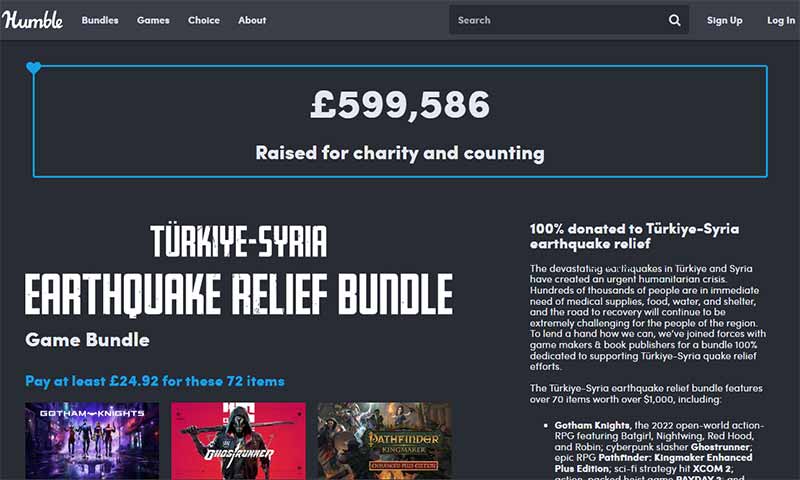 Humble Bundle Relief Bundle 1 Humble Bundle Relief Bundle