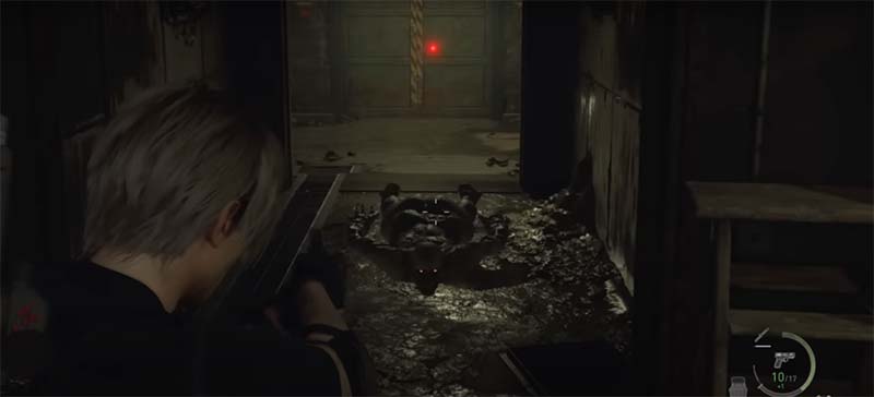 open the door and you can hear Ashley