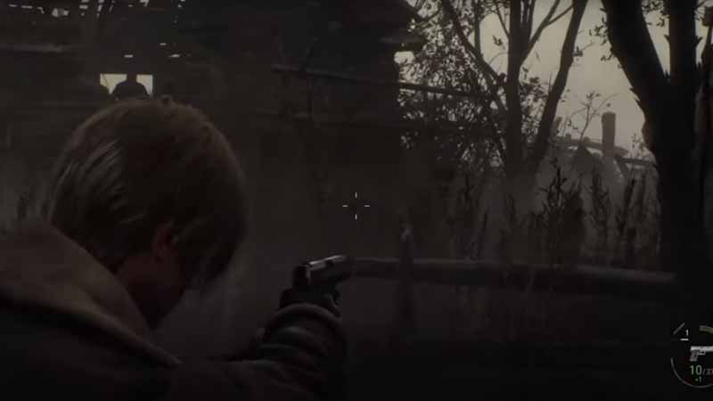 Resident Evil 4 Remake Chapter 1 Walkthrough 7 Smash the barrels in the structure on the left by following the path.