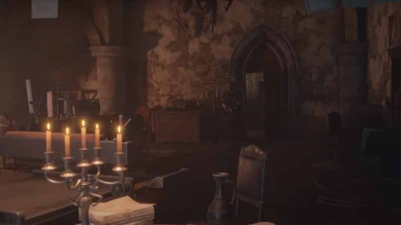 Resident Evil 4 Remake Chapter 3 Walkthrough 6 Pick up the spinel from the chair and the bullets from the shelf