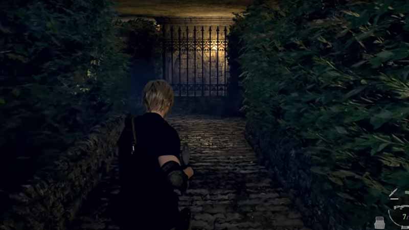 Resident Evil 4 Remake Chapter 3 Walkthrough 7 When you go up the stairs you will see a fountain, get the moonstone