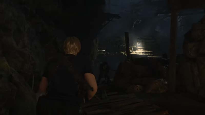 Resident Evil 4 Remake Chapter 4 Walkthrough 9 Start going down the path at the corner of the wall.