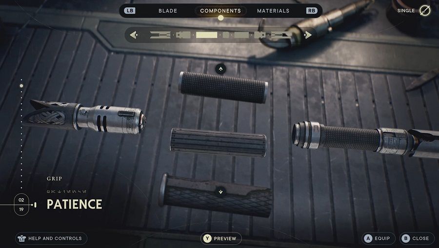Star Wars Jedi: Survivor Hands-On preview 8 Lightsaber Customization