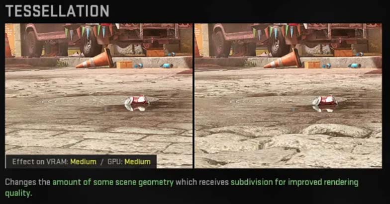 Best Warzone 2 graphics settings 3 Warzone 2 graphics settings: Tesselation