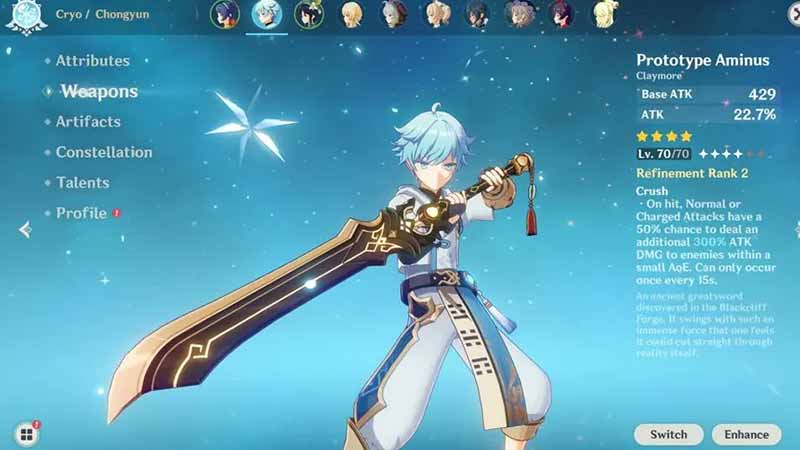 Genshin Impact Craftable Weapons Guide 3 Genshin Impact Craftable Weapons Guide