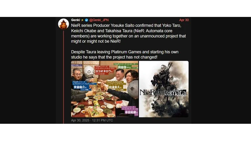 New Nier Signal From Original Team 1 New Nier Signal From Original Team