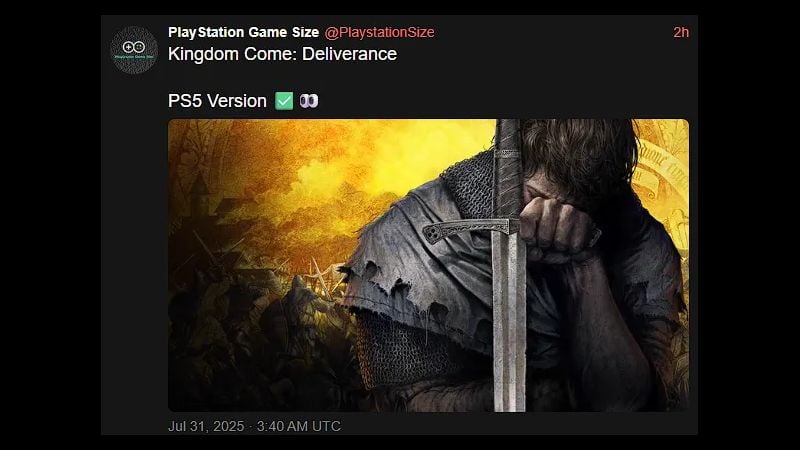 Is Kingdom Come: Deliverance PS5 On The Way? 1 Is Kingdom Come: Deliverance PS5 On The Way?