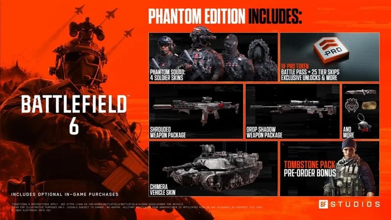Battlefield 6 Phantom Edition Special Rewards Announced 1 Battlefield 6 Phantom Edition Special Rewards Announced