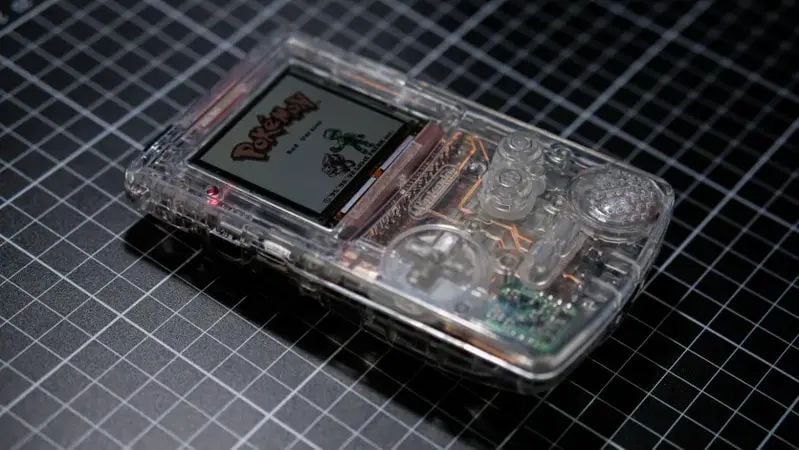 Game Boy Color Designed with a Transparent Motherboard 1 Game Boy Color Designed with a Transparent Motherboard