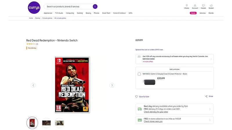 Red Dead Redemption on the Way to Switch 2 1 Red Dead Redemption on the Way to Switch 2