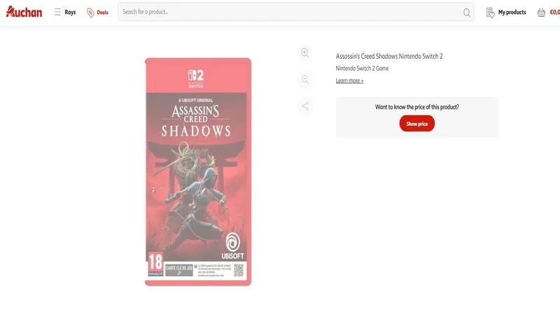 Assassin’s Creed Shadows Switch 2 Version Revealed