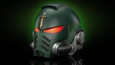 Warhammer 40K Dark Angels MK X Helmet Now Available