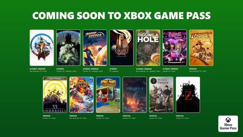 Xbox Game Pass December 2025 Wave 1 Games Announced