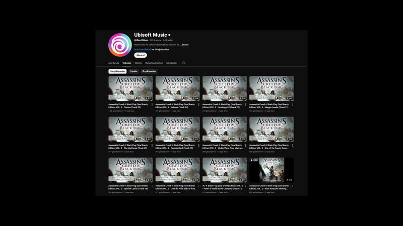 Assassin's Creed Black Flag songs have been uploaded to YouTube, but why?