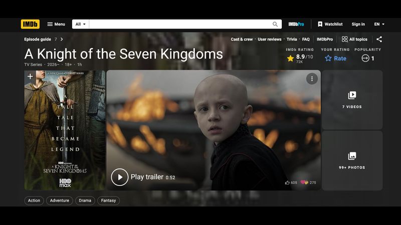 A Knight Of The Seven Kingdoms is Taking the World by Storm