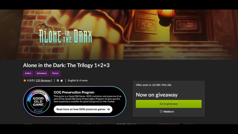 Three Horror Games were Temporarily Free on GOG