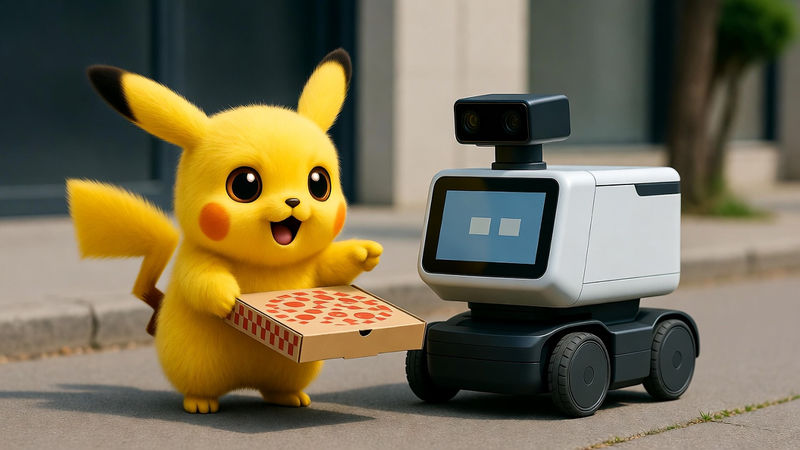 Pikachu is Now Helping with Pizza Delivery