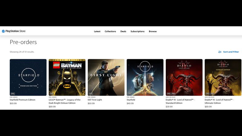 Starfield Topped the List in PS5 Pre-Orders