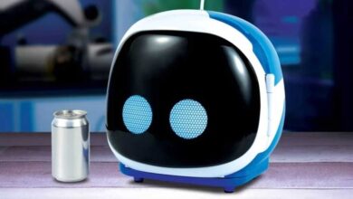 Astro Bot Transformed into a Mini Refrigerator