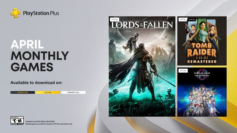PlayStation Plus April 2026 Games Announced