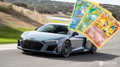 Pokémon Card Collection Traded for Audi R8