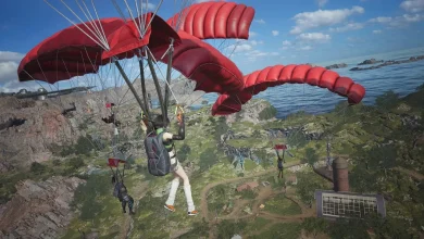 Final Fantasy 7 Revelation's Parachute System was Inspired by Fortnite