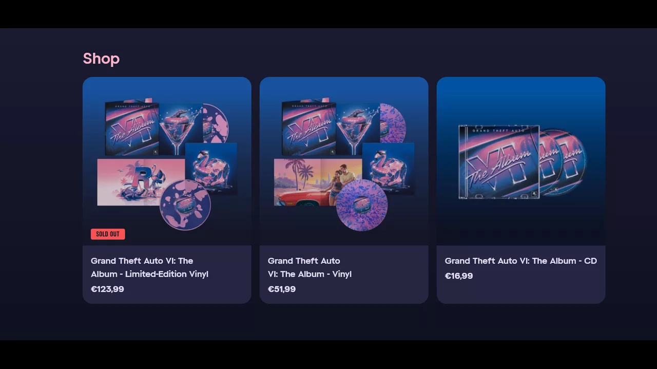 Grand Theft Auto VI: The Album Announced