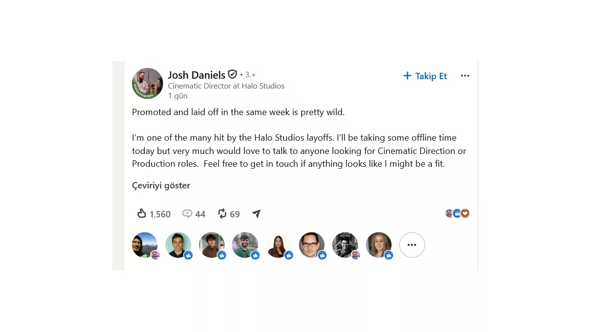 Halo Manager Fired One Day After Promotion