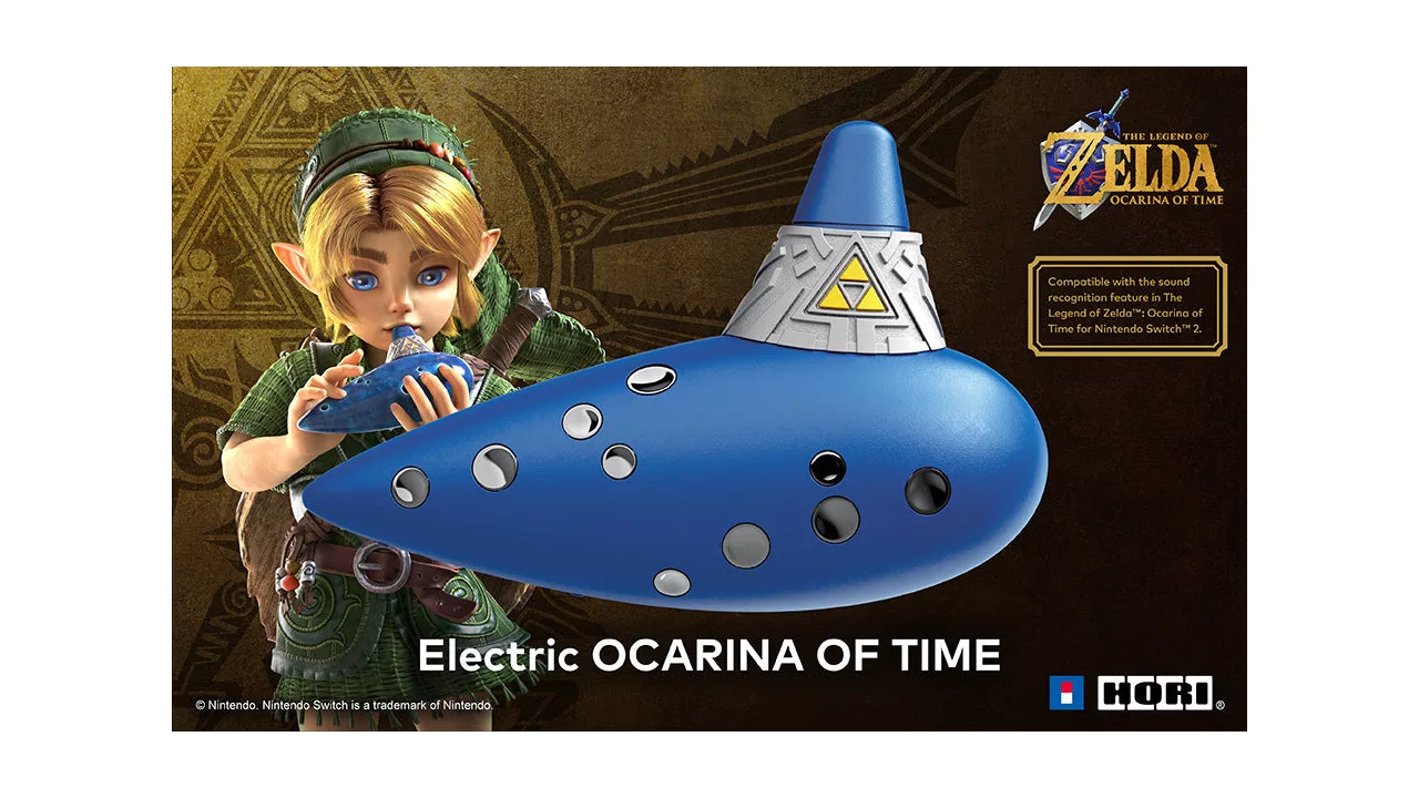 Hori's Zelda-themed Electronic Ocarina is Now Available for Pre-order