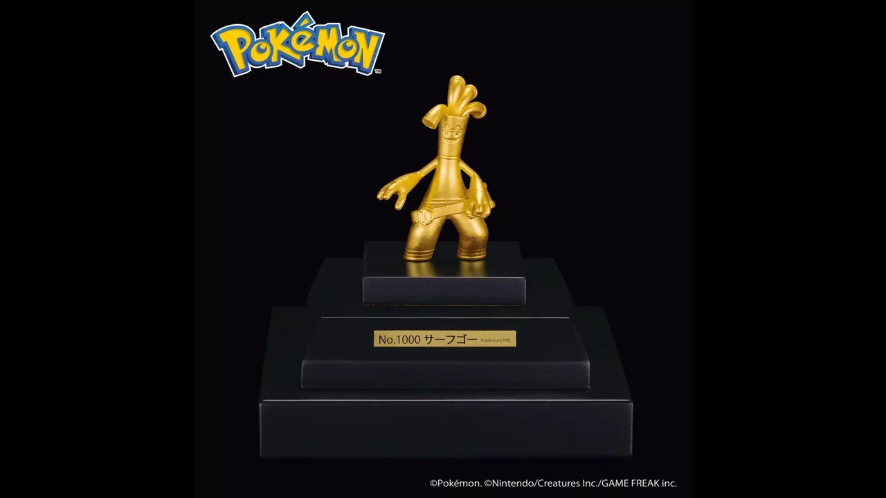 Pokémon Produces a $10,000 Pure Gold Gholdengo Figure