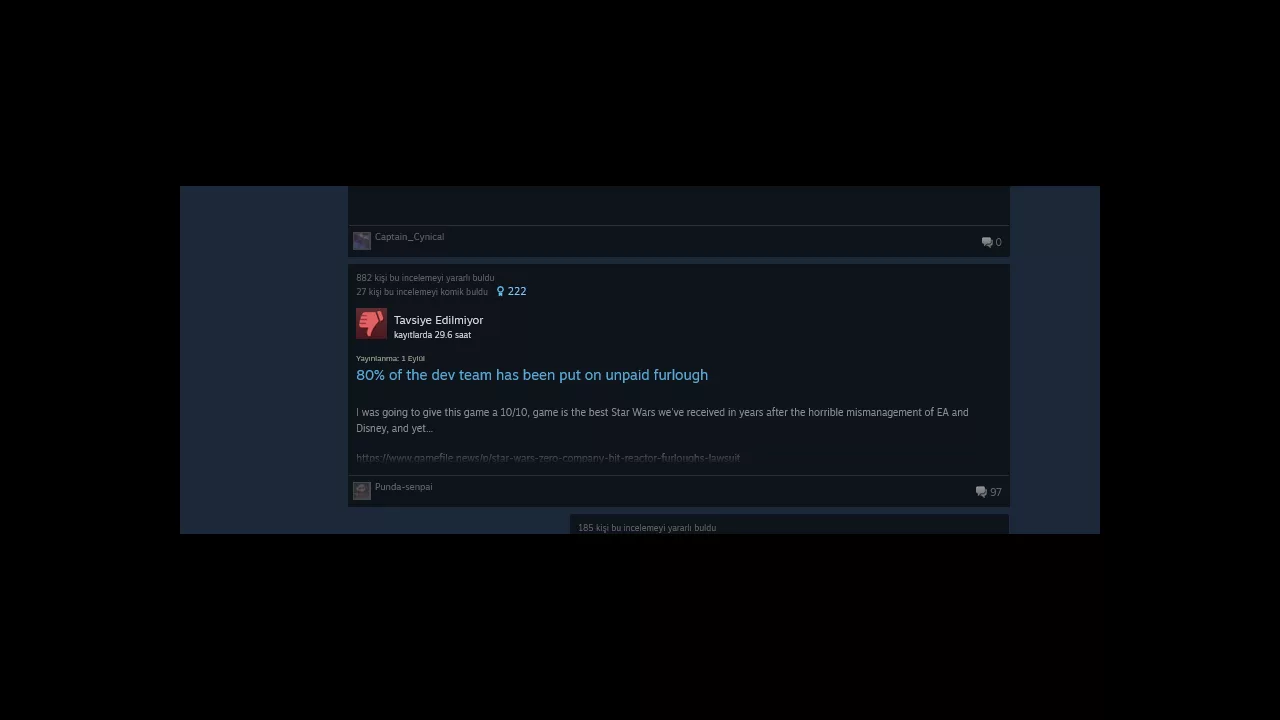 Star Wars Zero Company Reviews Turn into Studio Protest