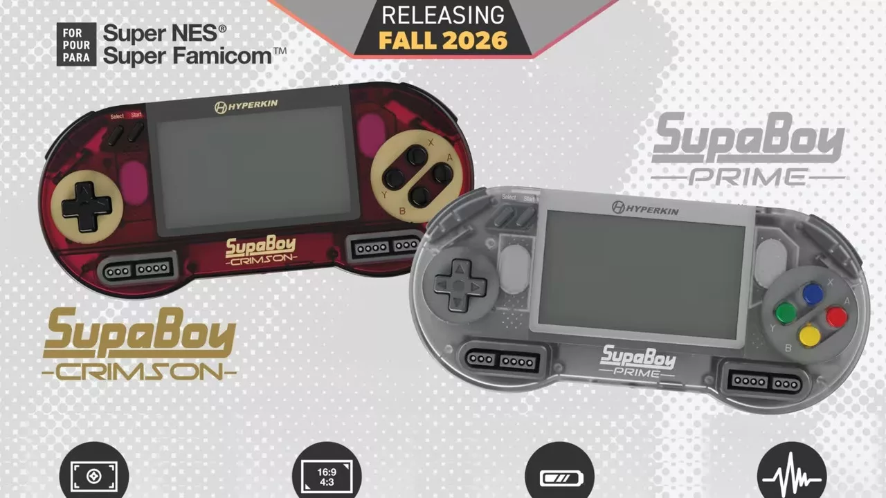 The Hyperkin SupaBoy, Which Plays Real SNES Cartridges, has been Introduced
